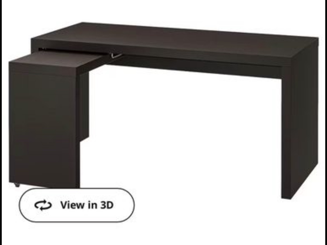 Ikea Desk with Pull-Out Extension - photo 3
