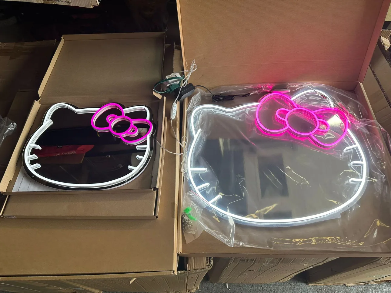 Hello Kitty Neon Light Mirror image indicator(5)