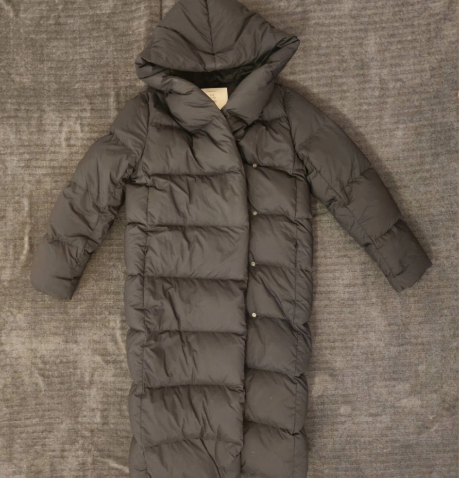 Duvet Puffer Jacket with Hood - photo 3