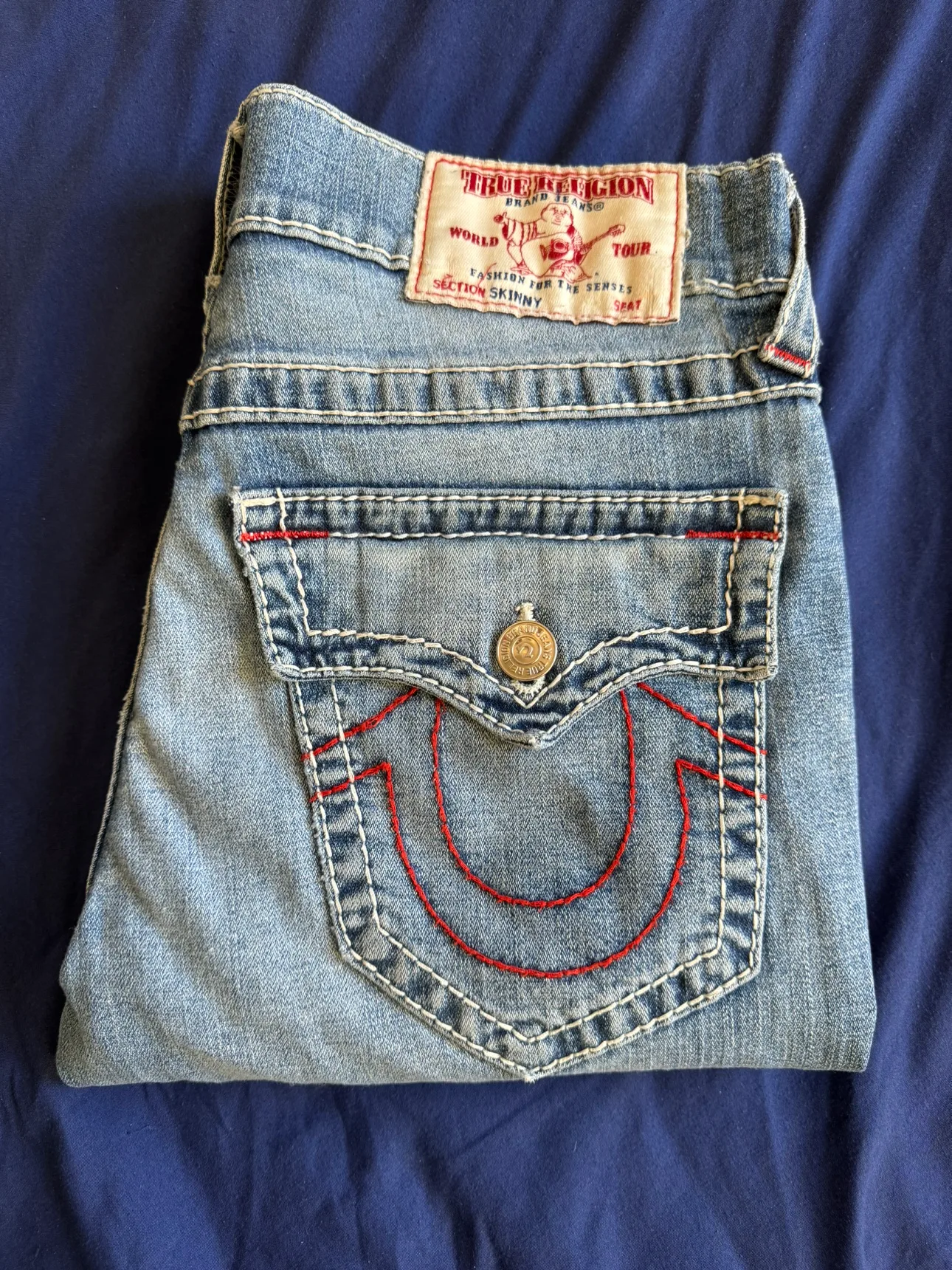 Men’s True Religion Jeans Big T Skinny Fit thumbnail