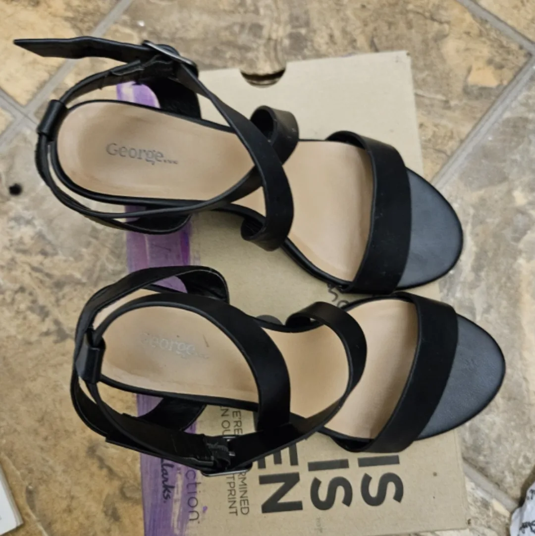 Black Strappy Heels thumbnail