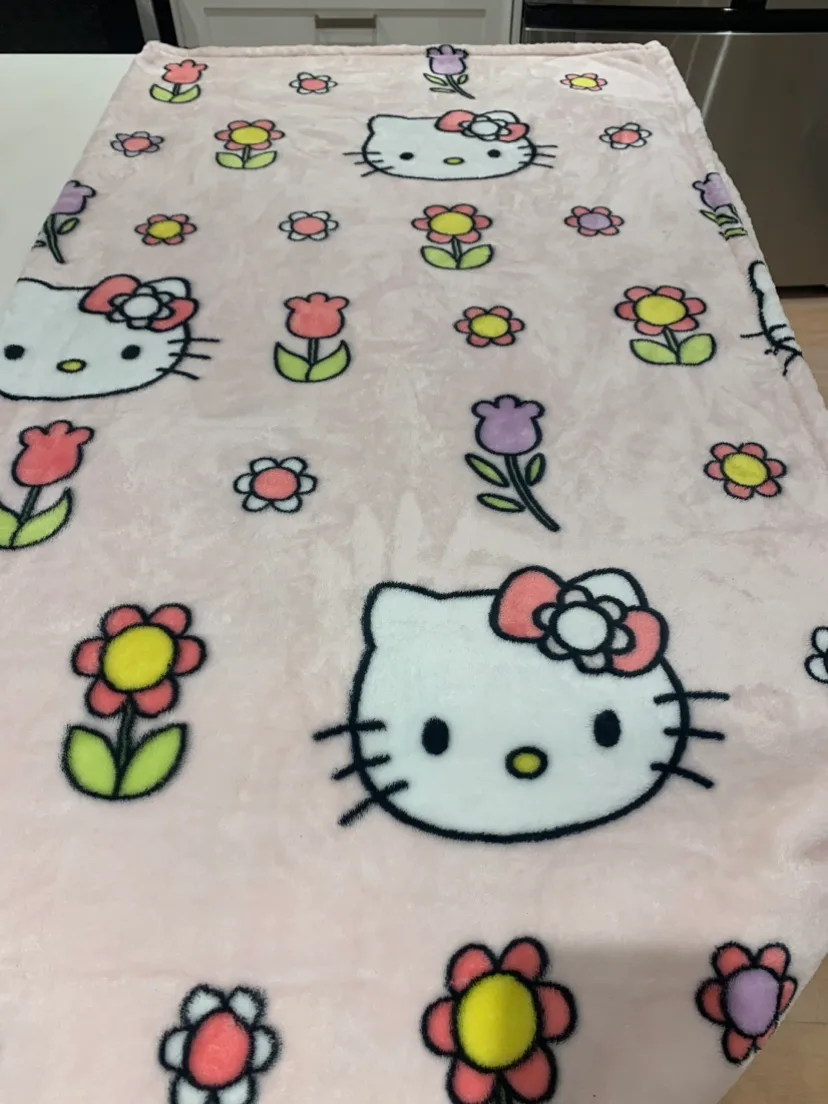 🌼Preloved Hello Kitty Blanket🌼 thumbnail