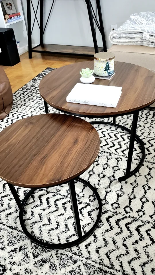 Round Coffee Tables set (2 new pcs) thumbnail