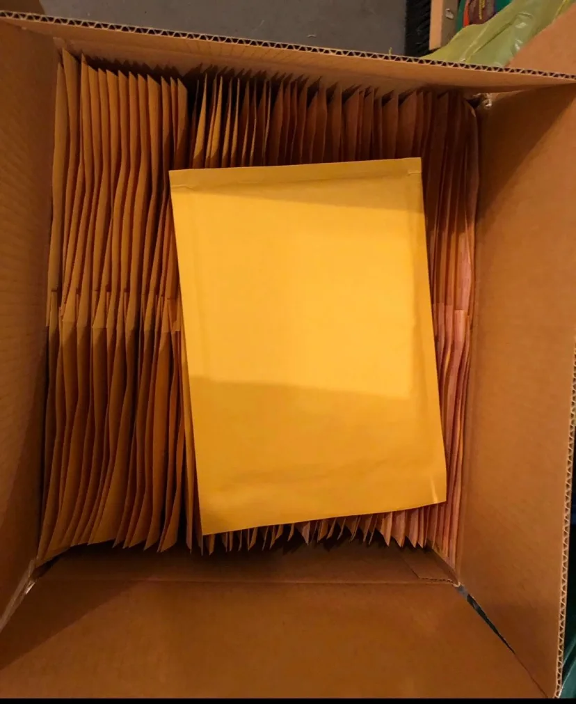 ECOLITE #2 KRAFT BUBBLE MAILER 8.5" X 12" 100 SHIPPING ENVELOPES image indicator(5)