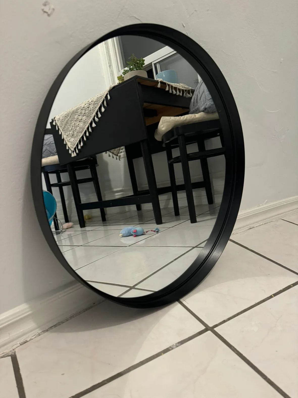 Black Round Mirror thumbnail