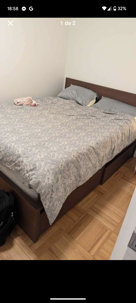 Double Bed mattress and spring box