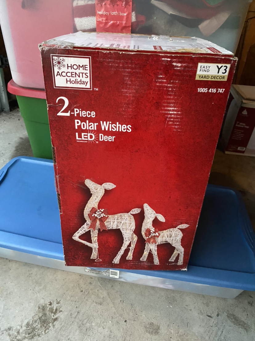 2-Piece Polar Wishes LED Deer - photo 2
