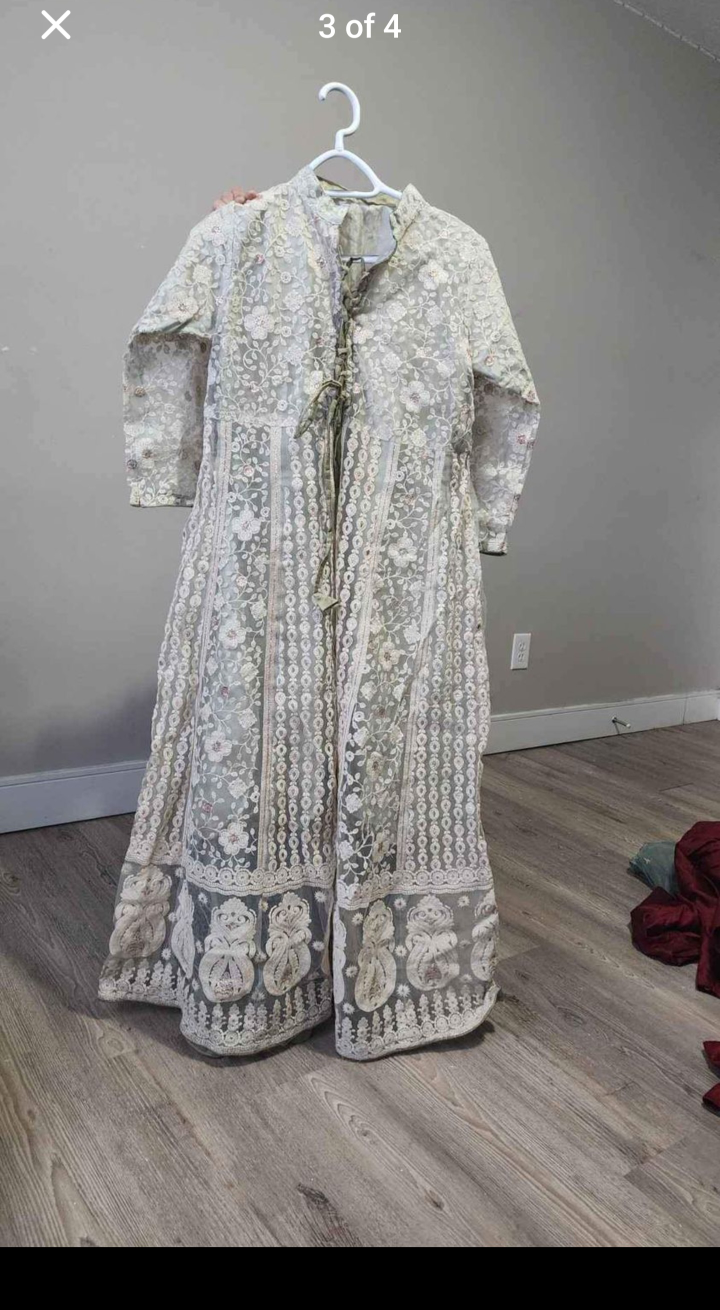 White Chikankari Dress - photo 2