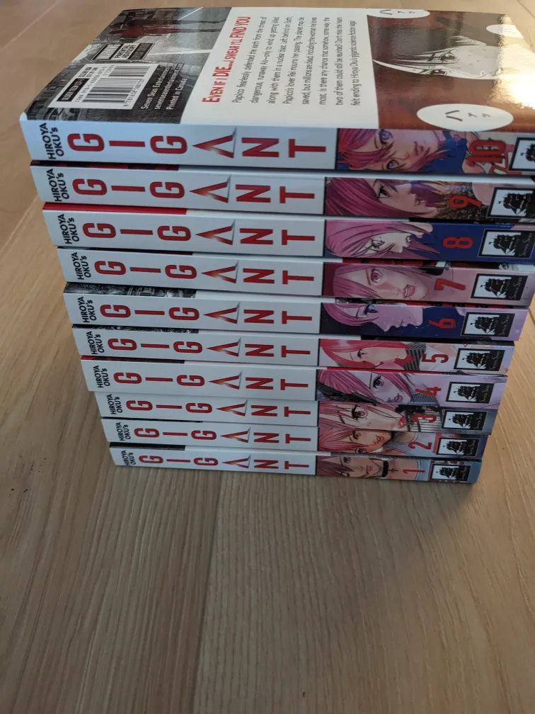 Gigant Manga Series Vol 1-10 image indicator(2)