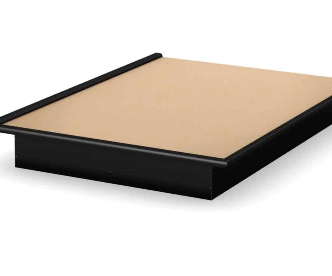 Queen size contemporary bed - new- FREE MATTRESS COVER image indicator(7)