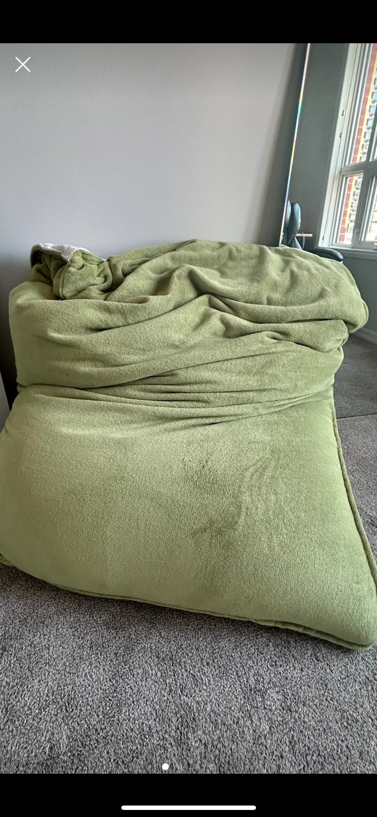 Large Green Bean Bag image indicator(2)