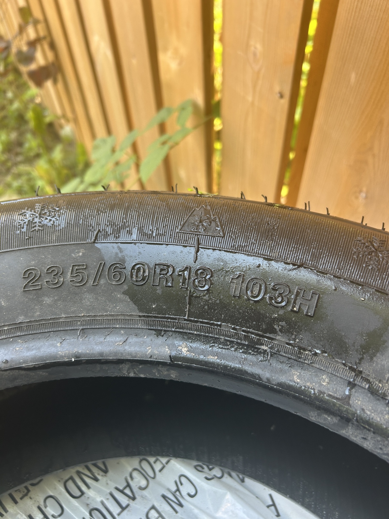 235/60R18 Winter Tires - photo 2