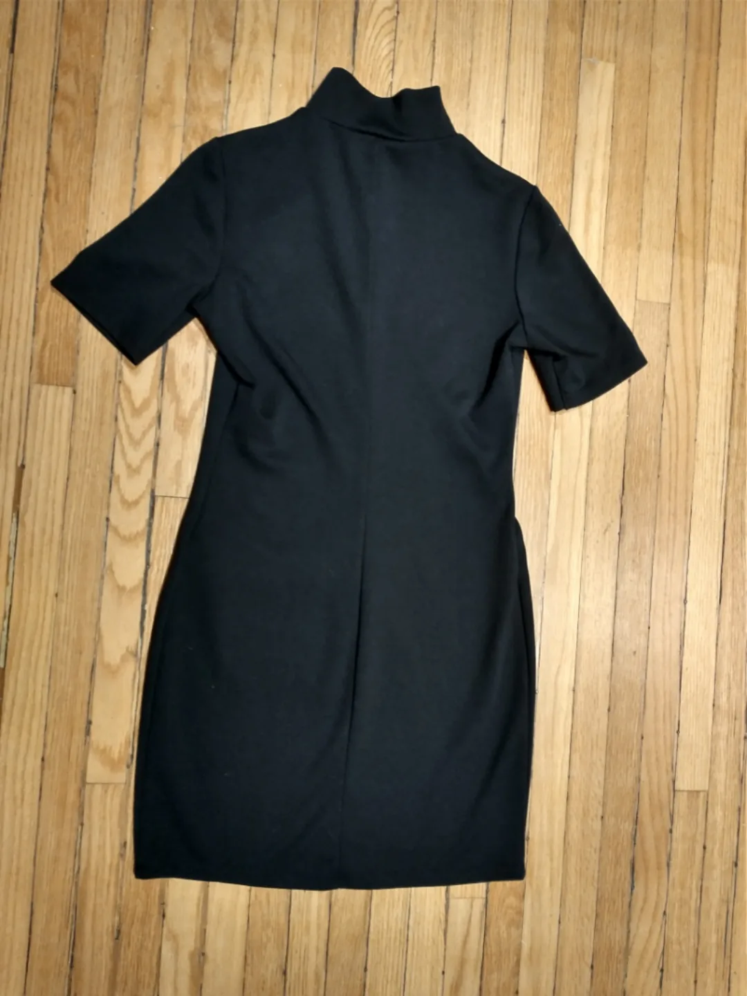 Black Zipper Bodycon Dress image indicator(4)