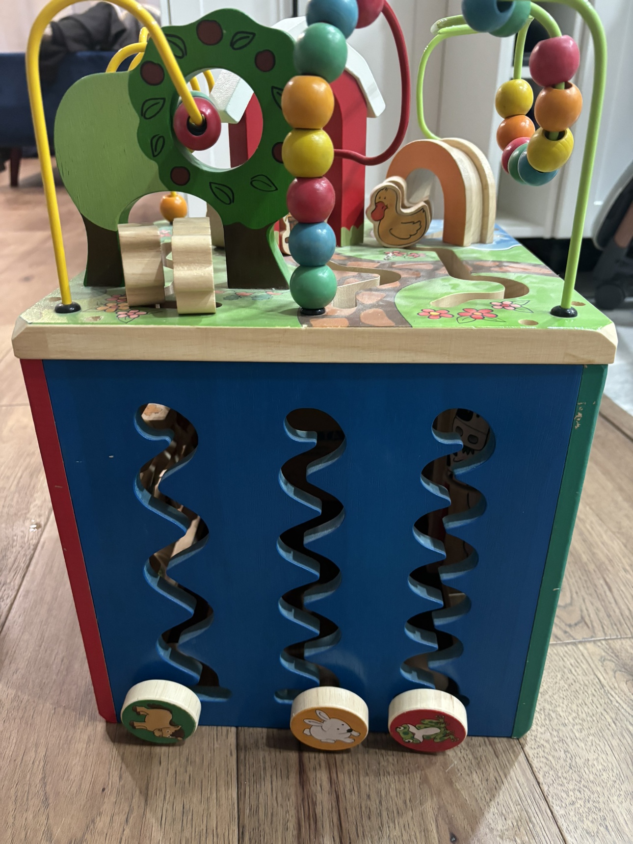 Large kids Wooden Activity Cube - photo 4
