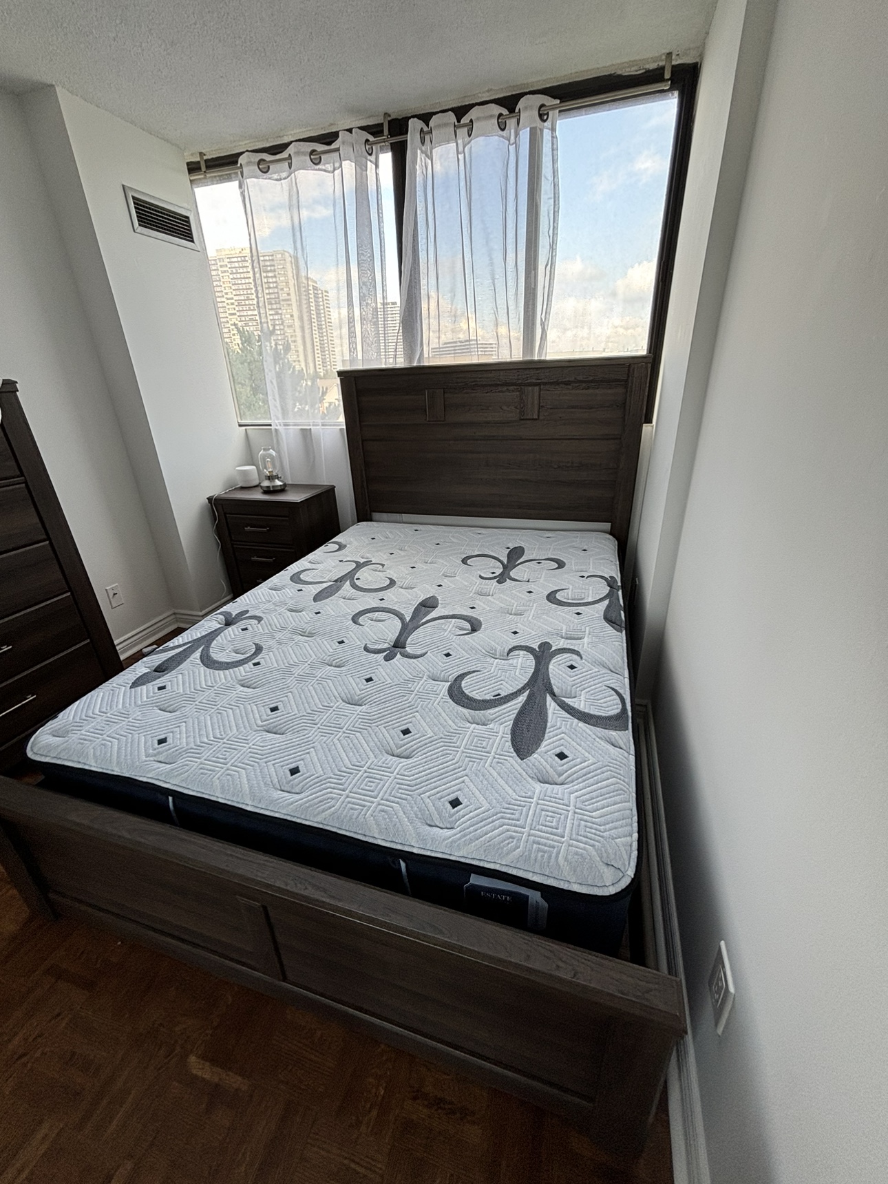 queen Bed Frame and box - photo 3