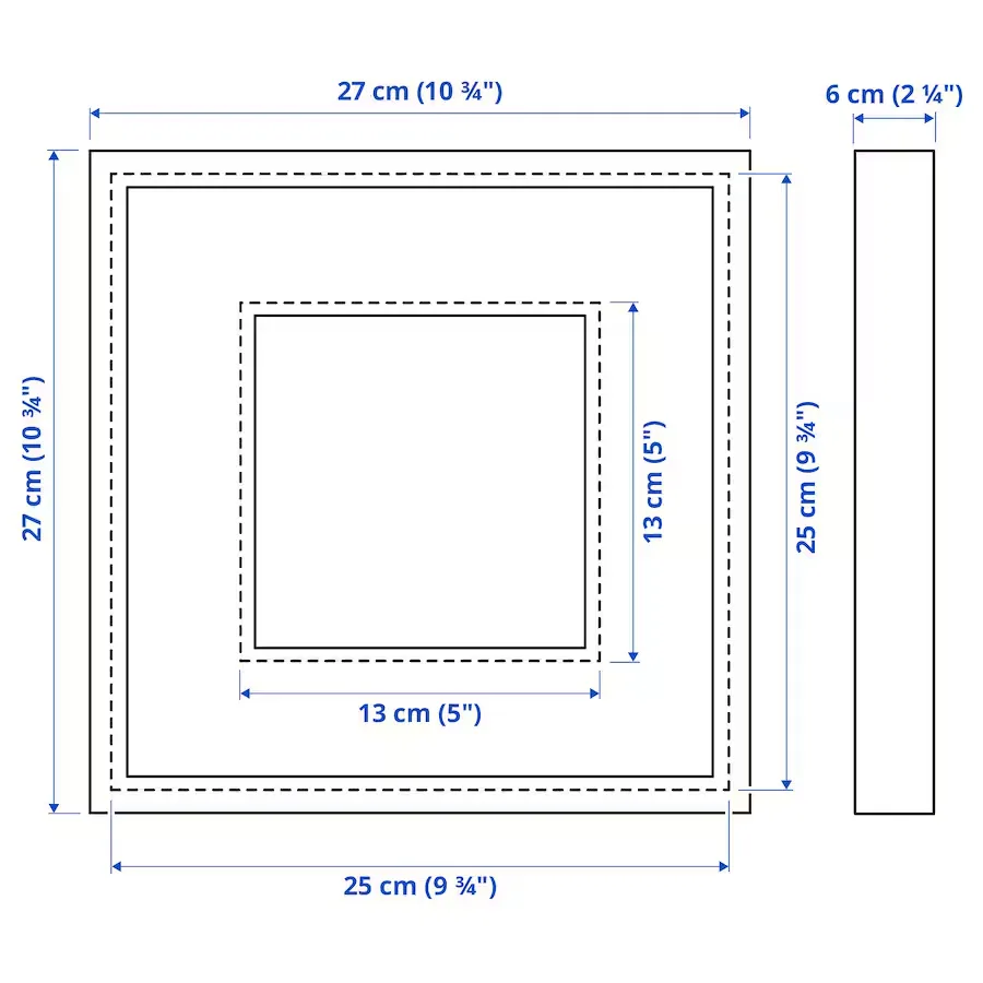 2 SANNAHED Picture Frames 25-25 cm #freecycle image indicator(4)