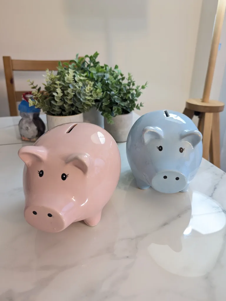 2 Ceramic Piggy Bank thumbnail