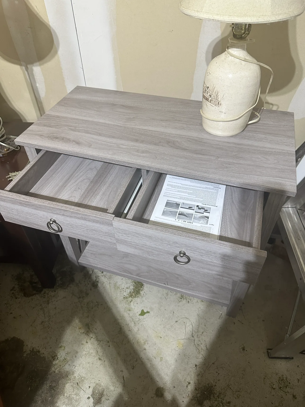 Grey Console Table- Excellent condition- Almost New image indicator(3)