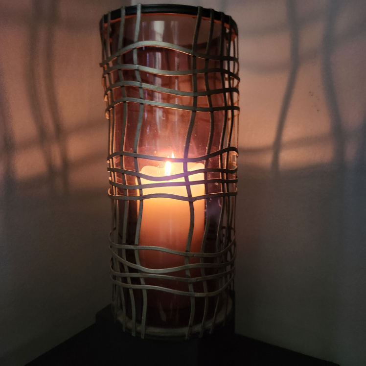 Glass Candle or Vase Holder - photo 2