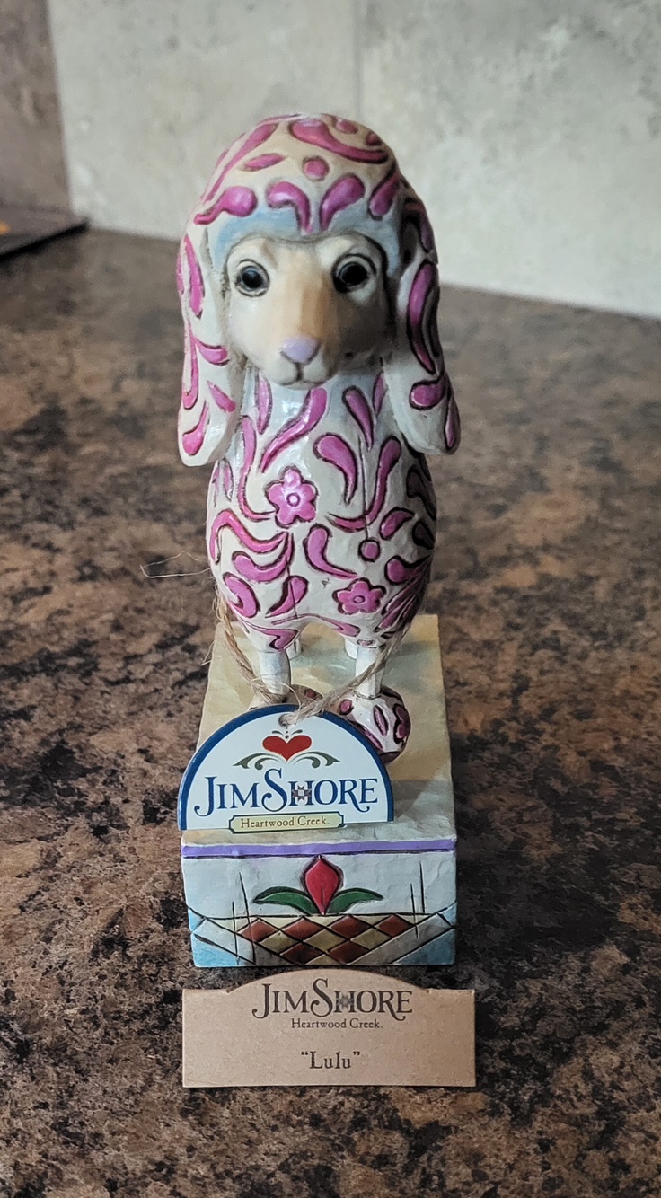 Jim Shore "Lulu" Poodle Figurine - photo 2
