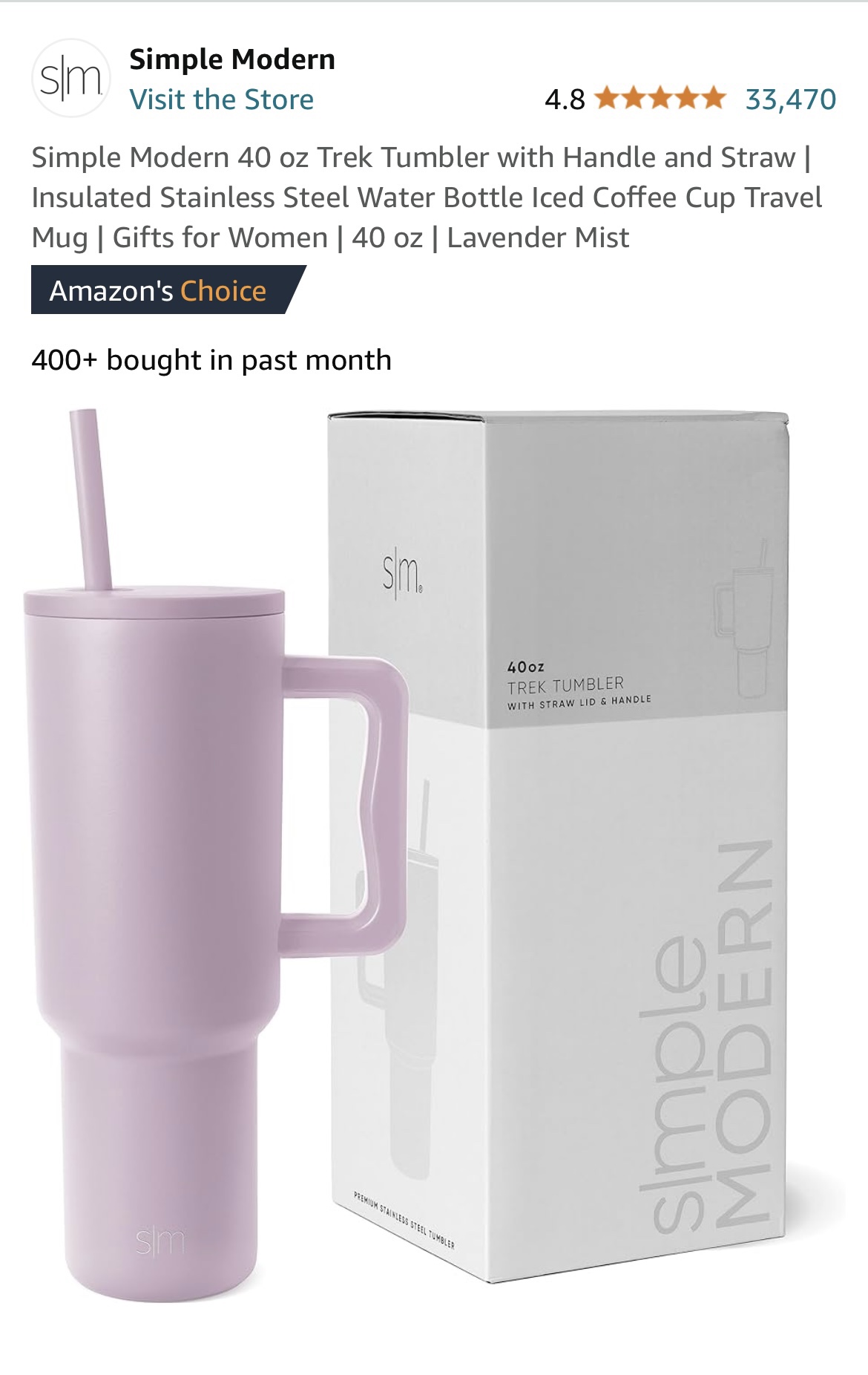 Simple Modern 40 oz Trek Tumbler