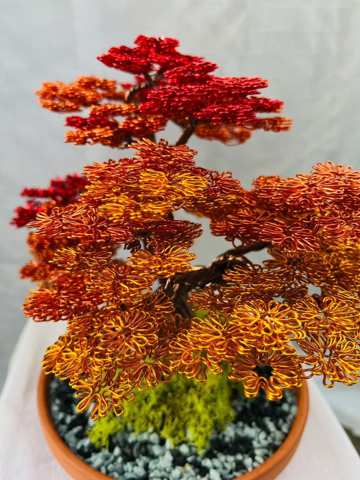 AUTUMN(FALL) WIRE BONSAI TREE image indicator(6)