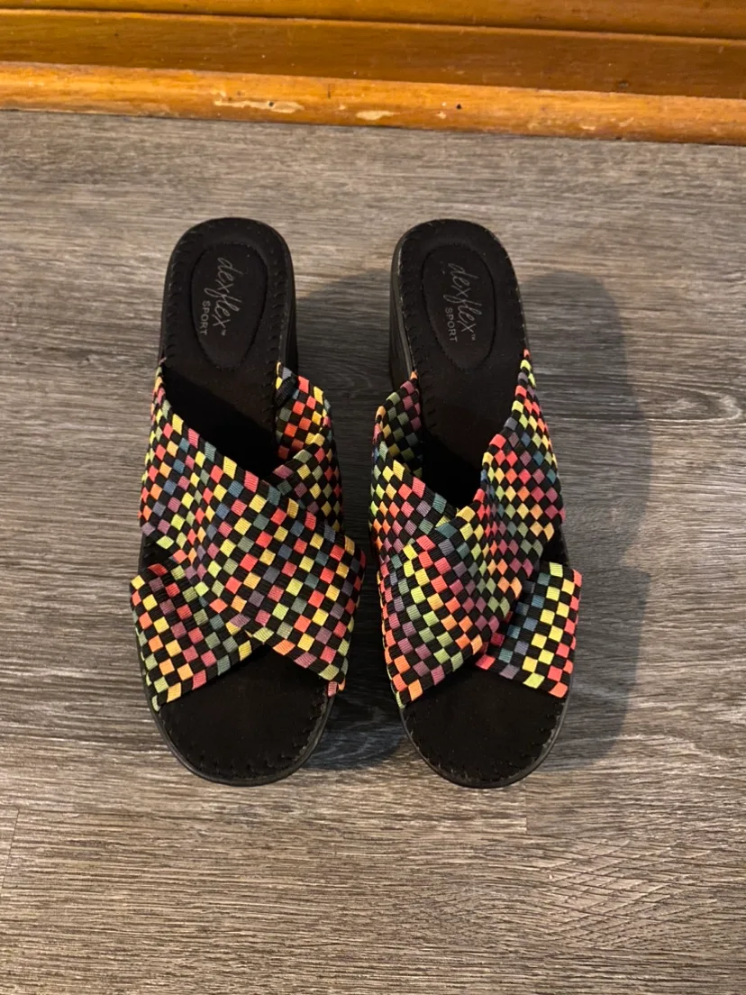 Rainbow Woven Wedges thumbnail