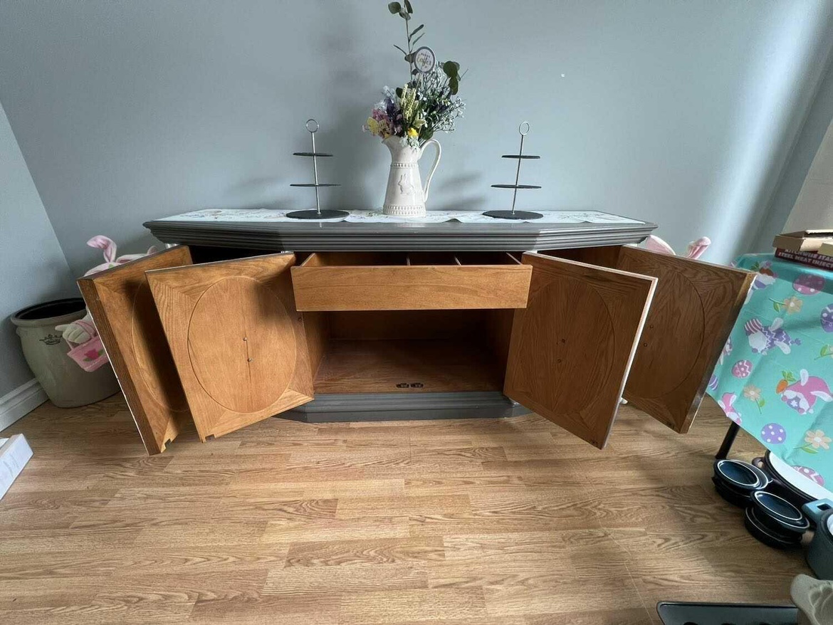 Oak Buffet Sideboard with Drawer - photo 2