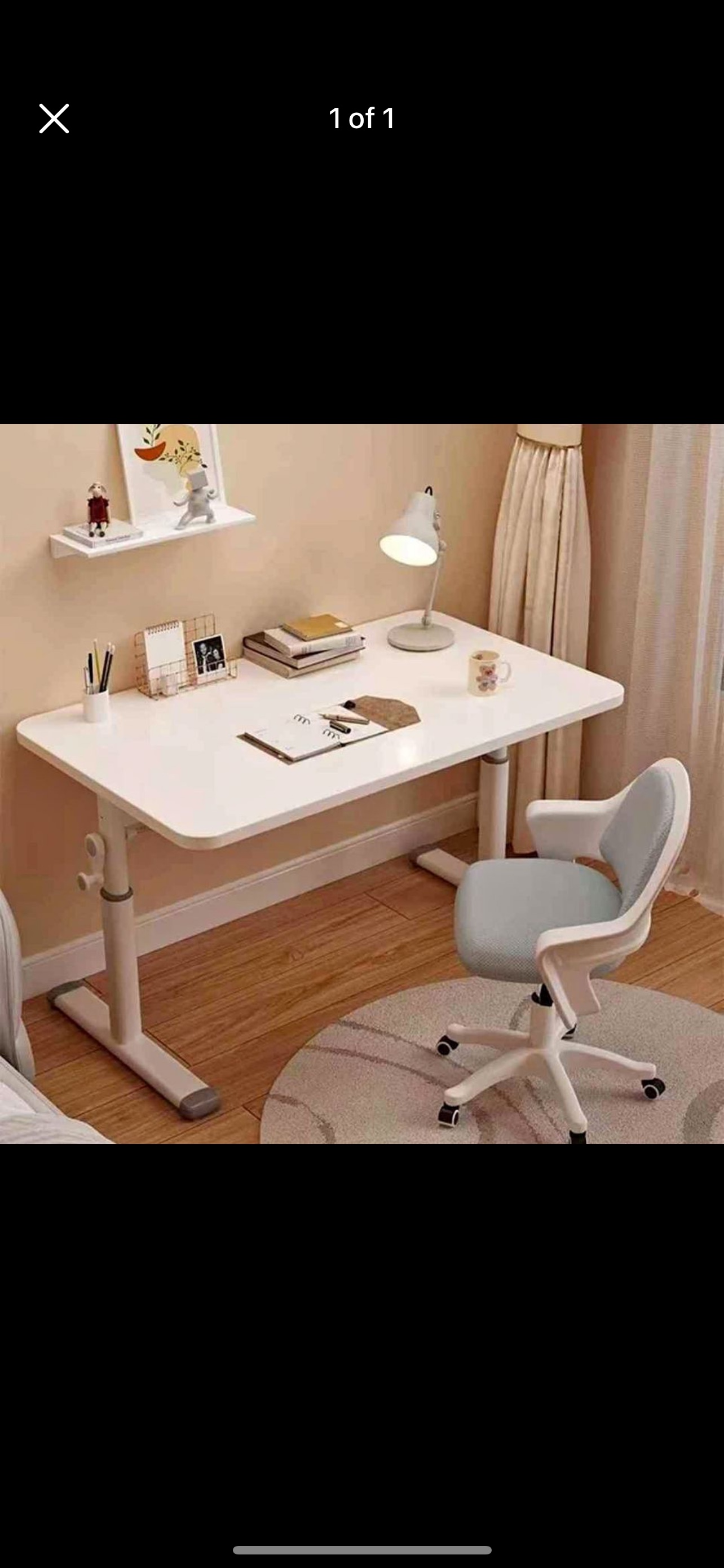 White  only Desk ****New