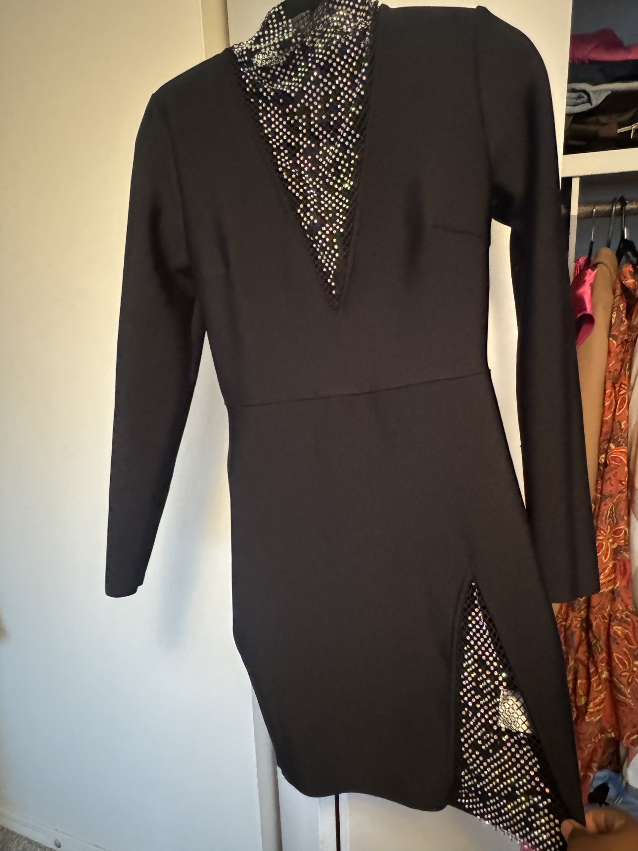 Black Rhinestone Dress - photo 2