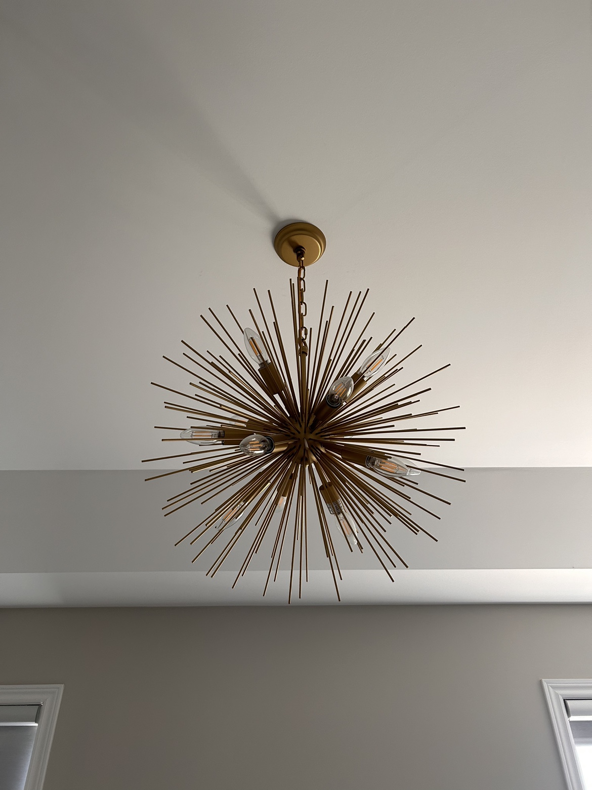 Gold Starburst Chandelier - photo 2