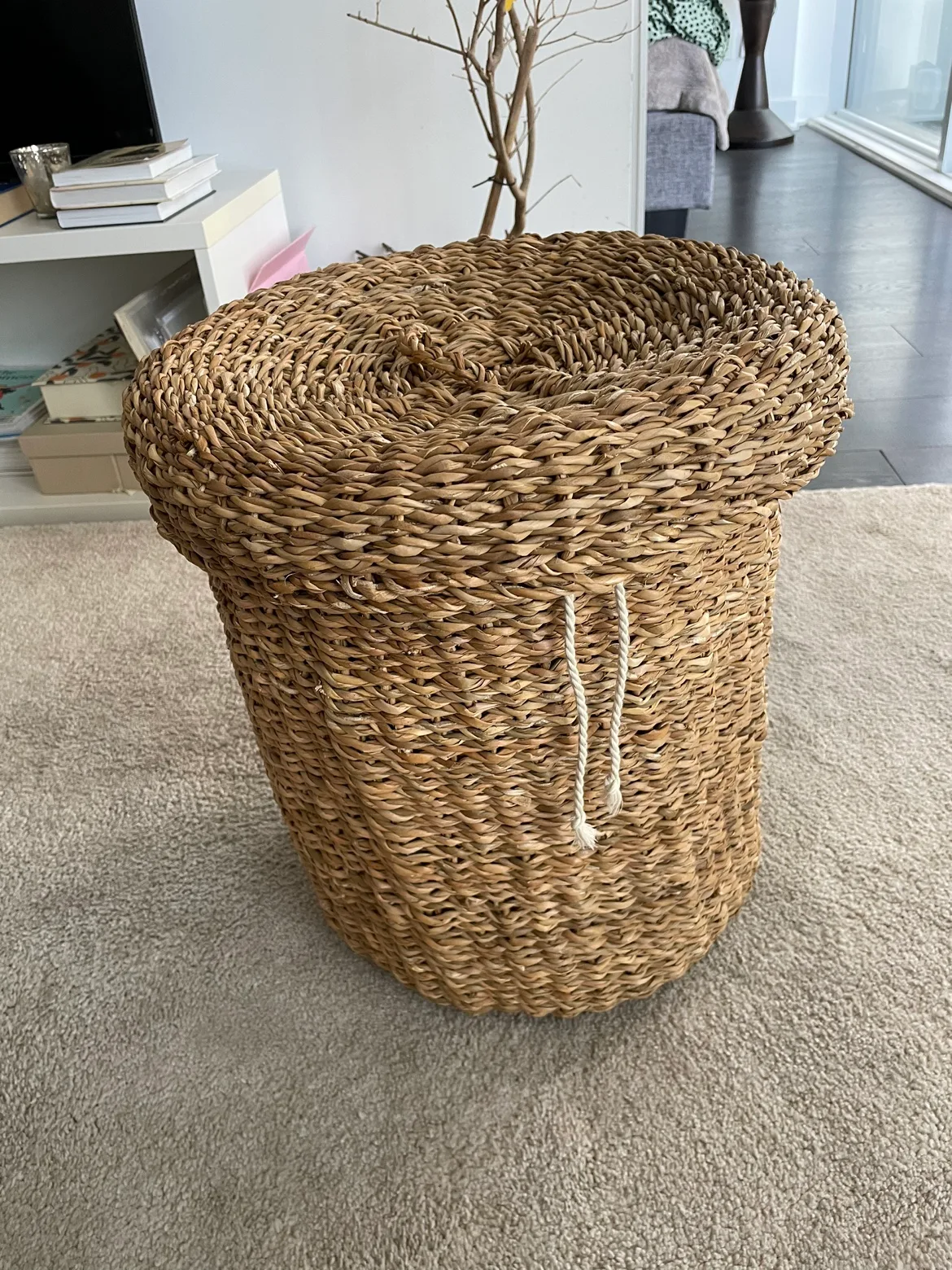 H&M Seagrass Laundry Basket (original price - 86$) thumbnail
