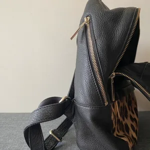 danier leather backpack ATTICUS Vintage Danier Large Pebbled Leather