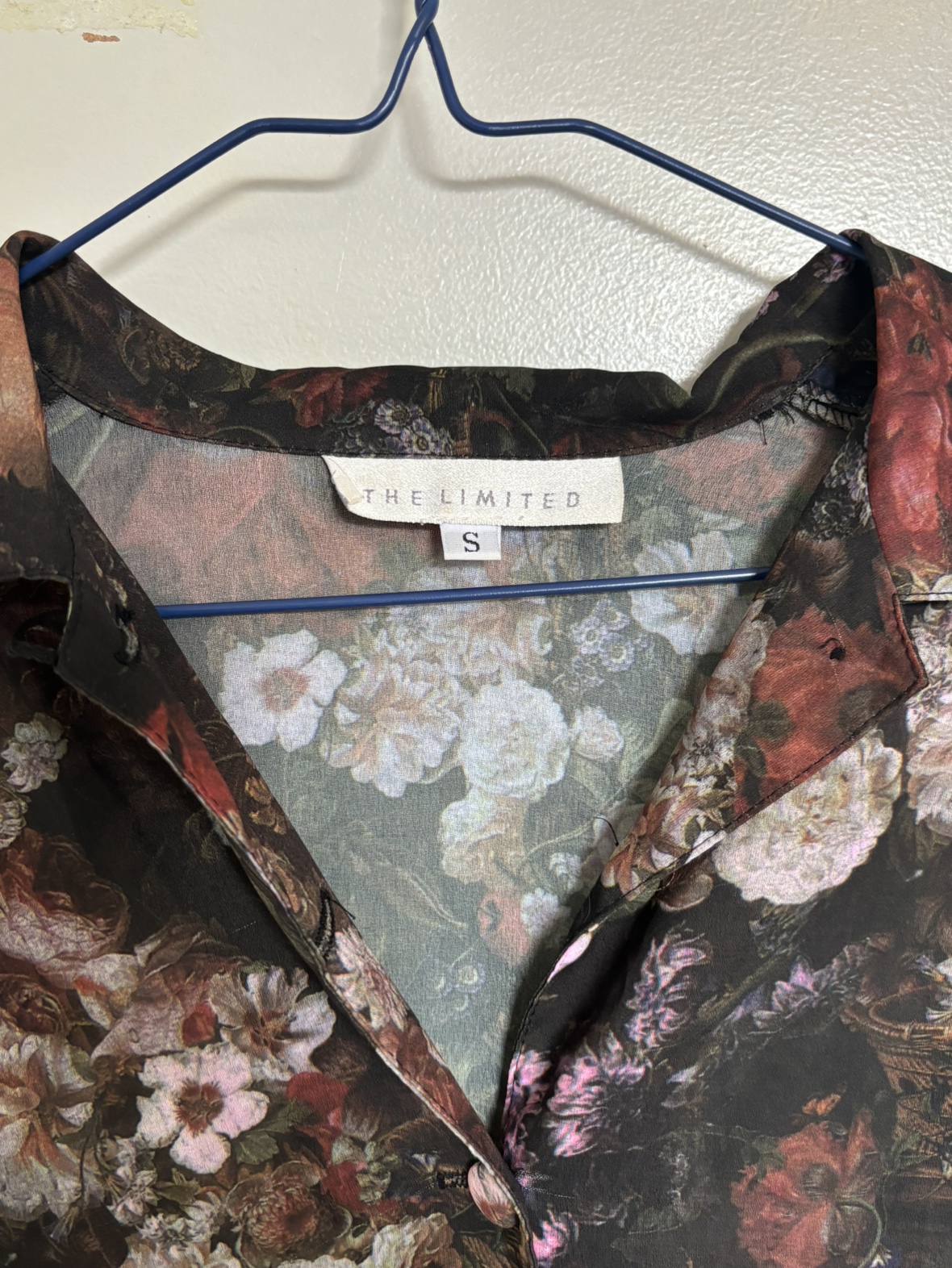Floral Button-Up Long Sleeve Sheer Thin Shirt - photo 5