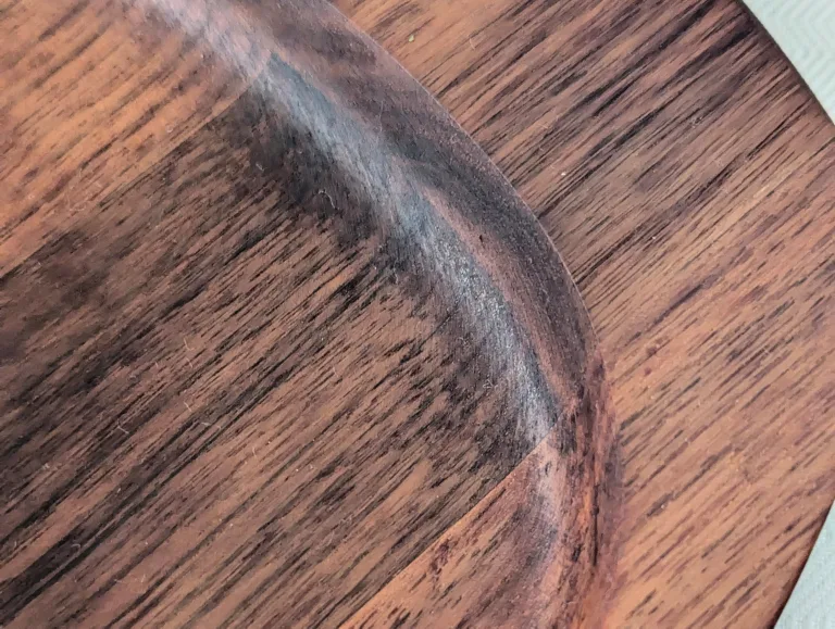 Vintage mid-century modern teak wooden tray image indicator(4)