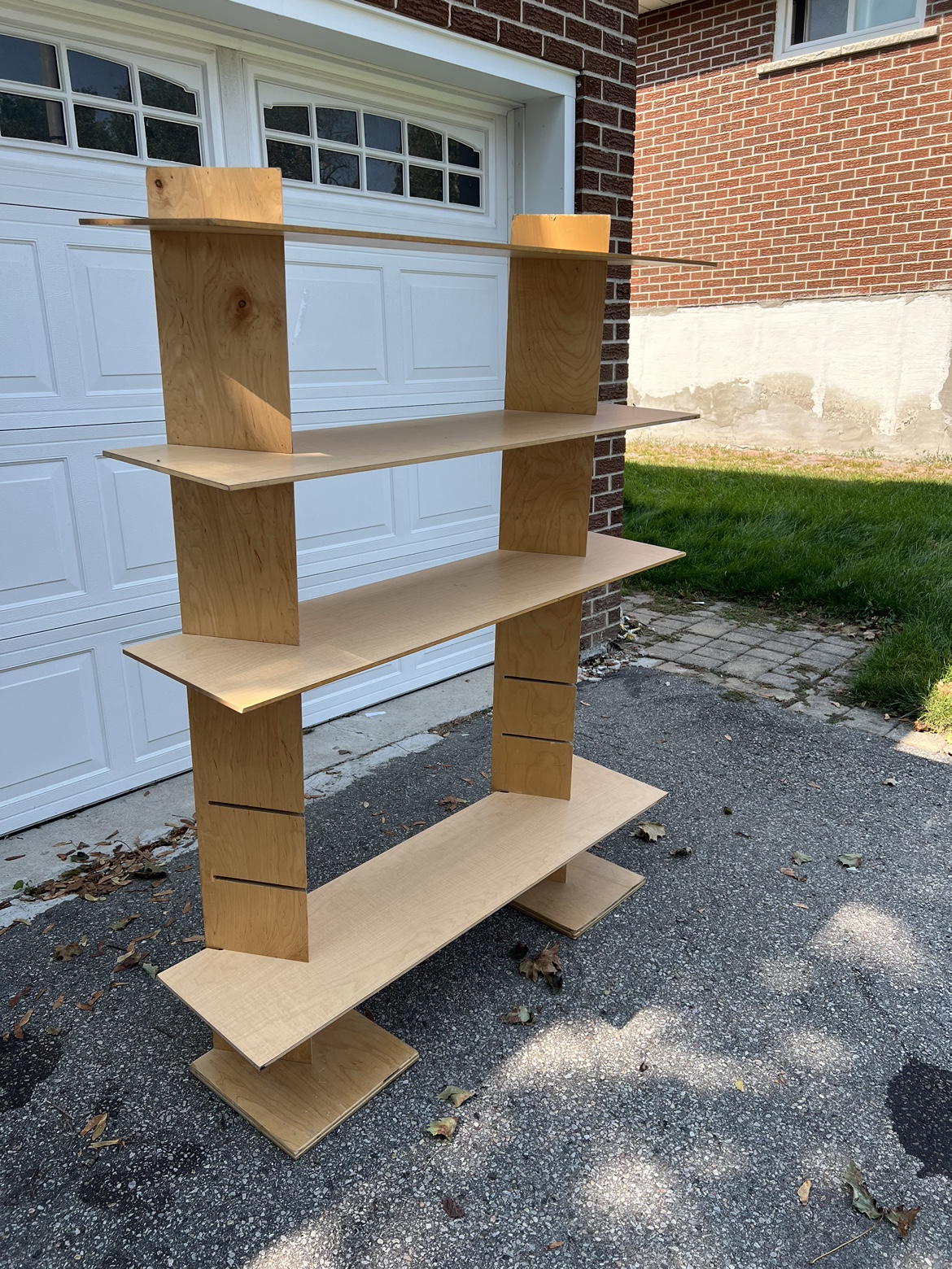Wooden Shelf Unit - photo 2