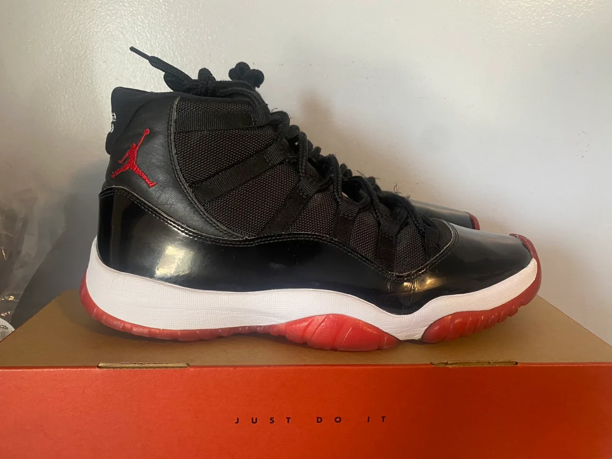 AIR JORDAN 11 RETRO “BRED” **Sz 12** $150 FIRM. w/ RECEIPT! thumbnail