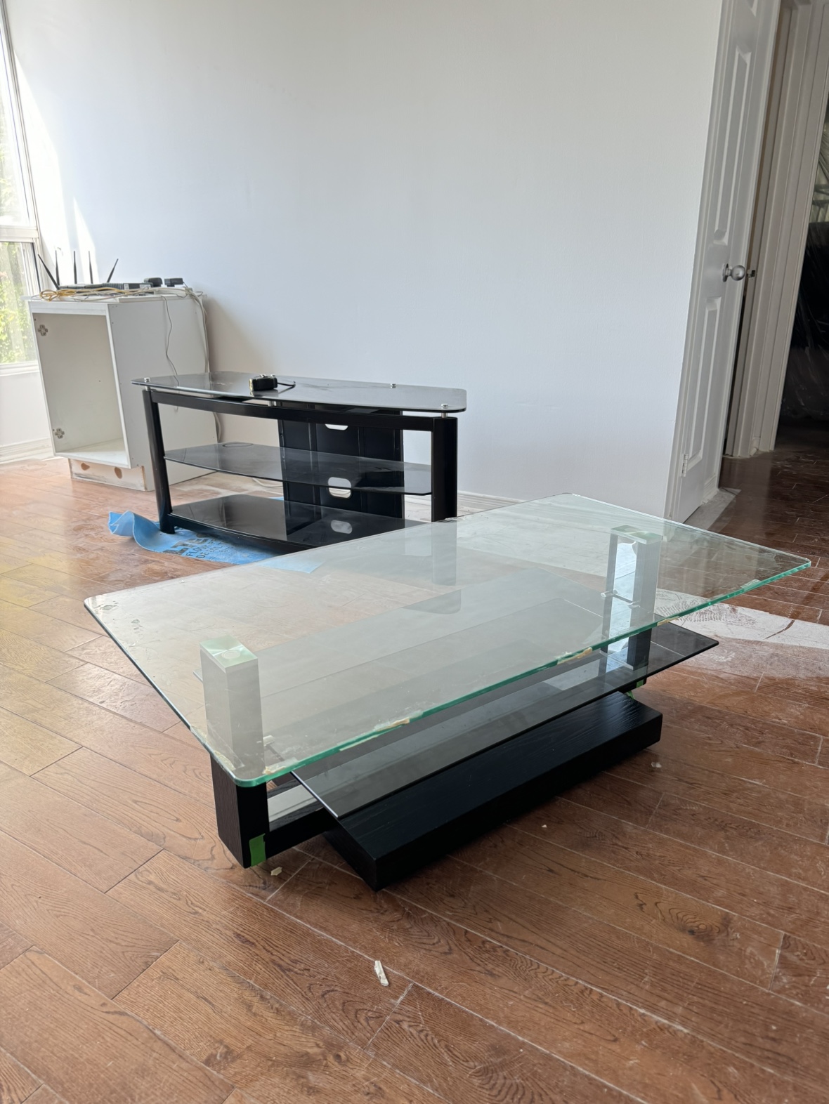 (Reno sale) Glass Coffee Table - photo 2