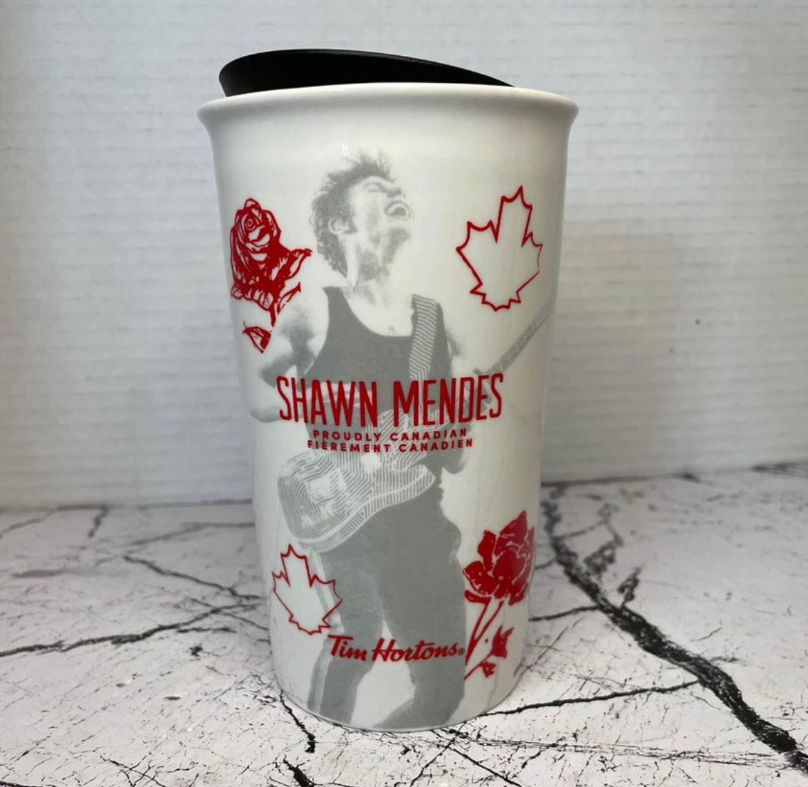 Tim Hortons Shawn Mendes Mug Collectors RARE