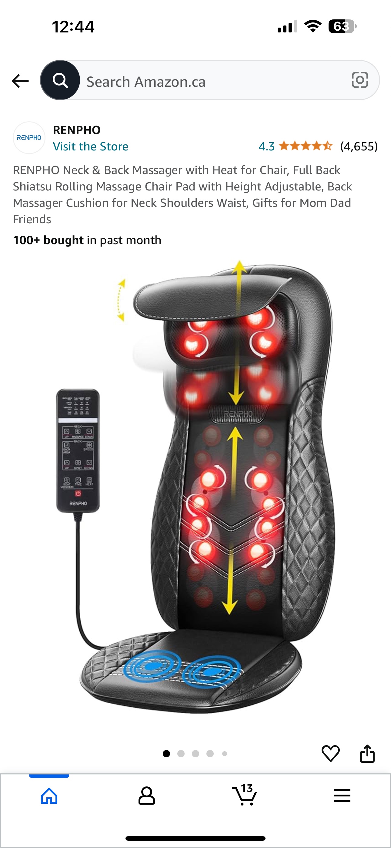 Renpho Massage Cushion - photo 4
