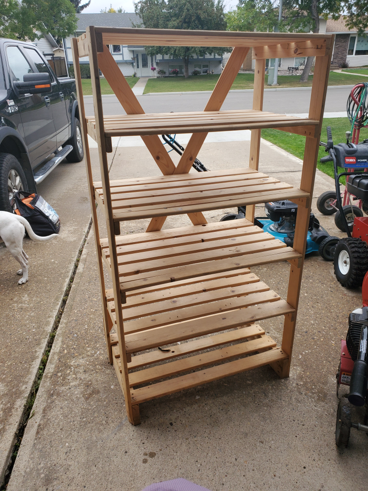 Wooden Shelf Unit
