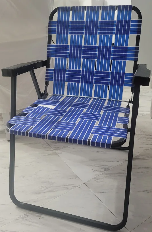 2 Outbound Classic Retro Folding Webbed Lawn Chair image indicator(3)