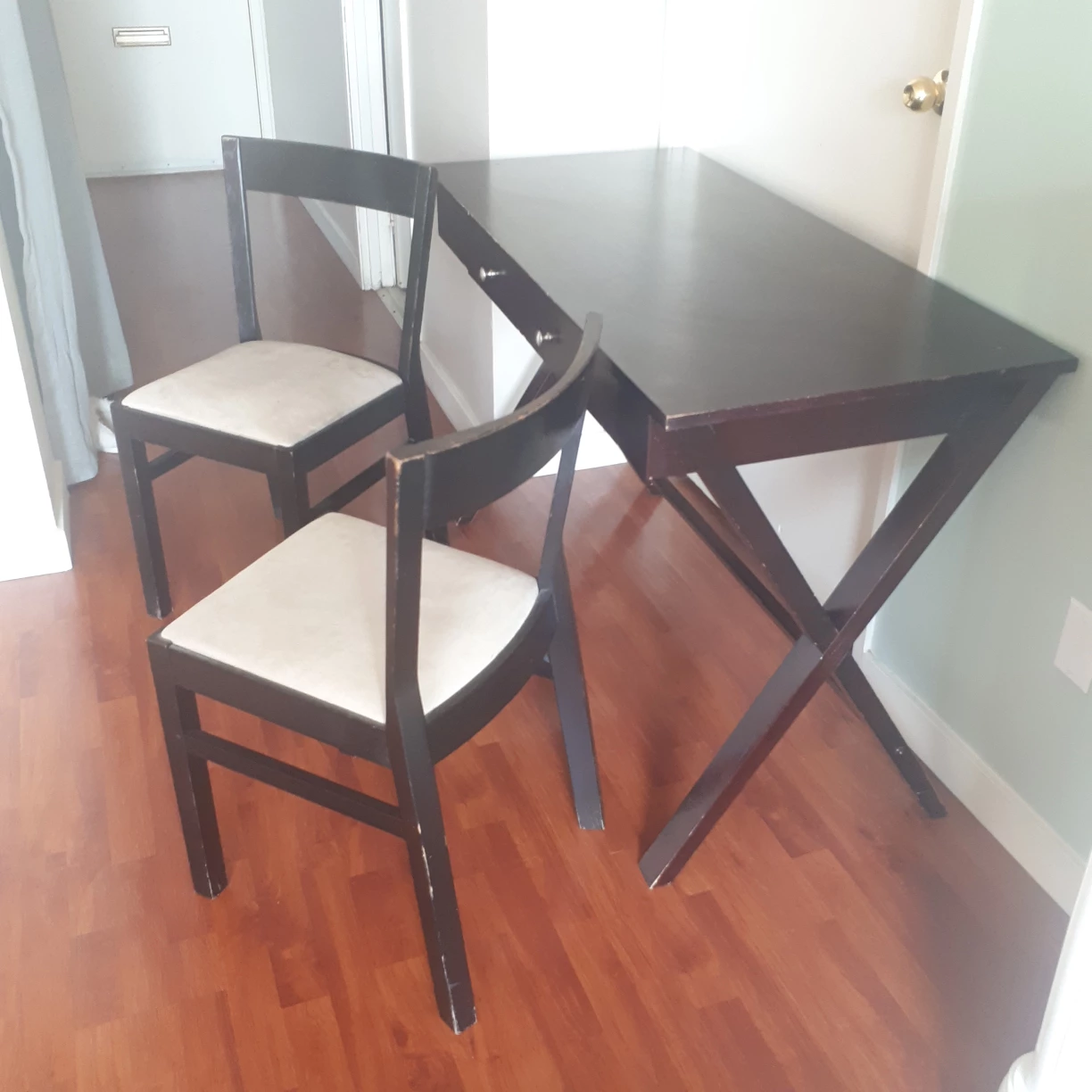 Desk with Two Chairs - photo 2