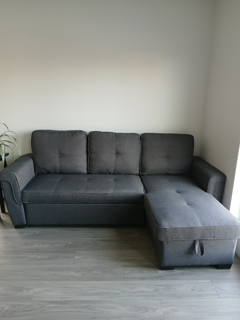 Reversible "L" - condo sized sectional w/ storage - photo 2