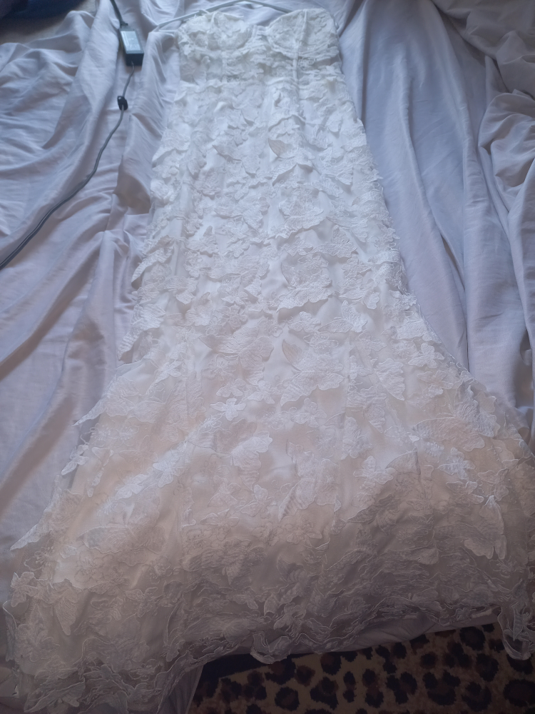 White Butterfly Lace Dress
