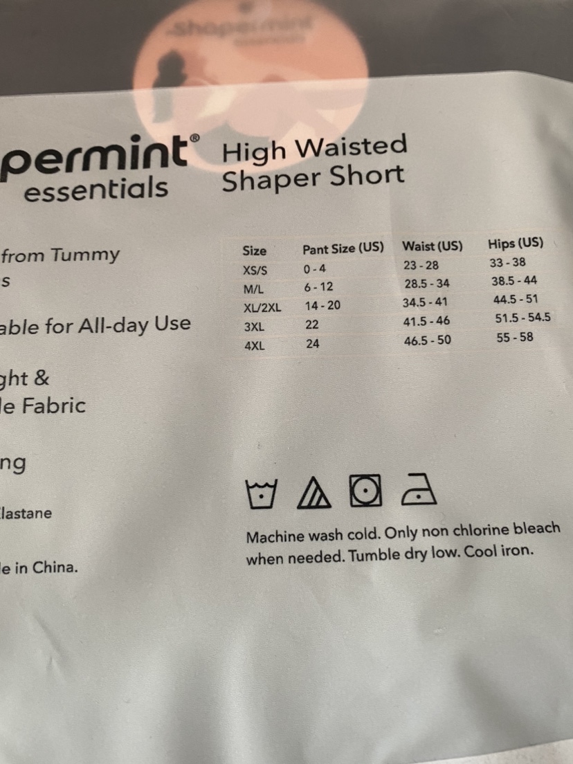 Shapemint High Waisted Shaper Short