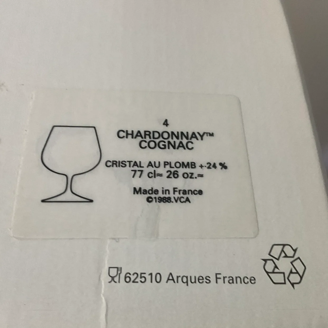 Set of 4 Chardonnary Cognac Glasses image indicator(3)