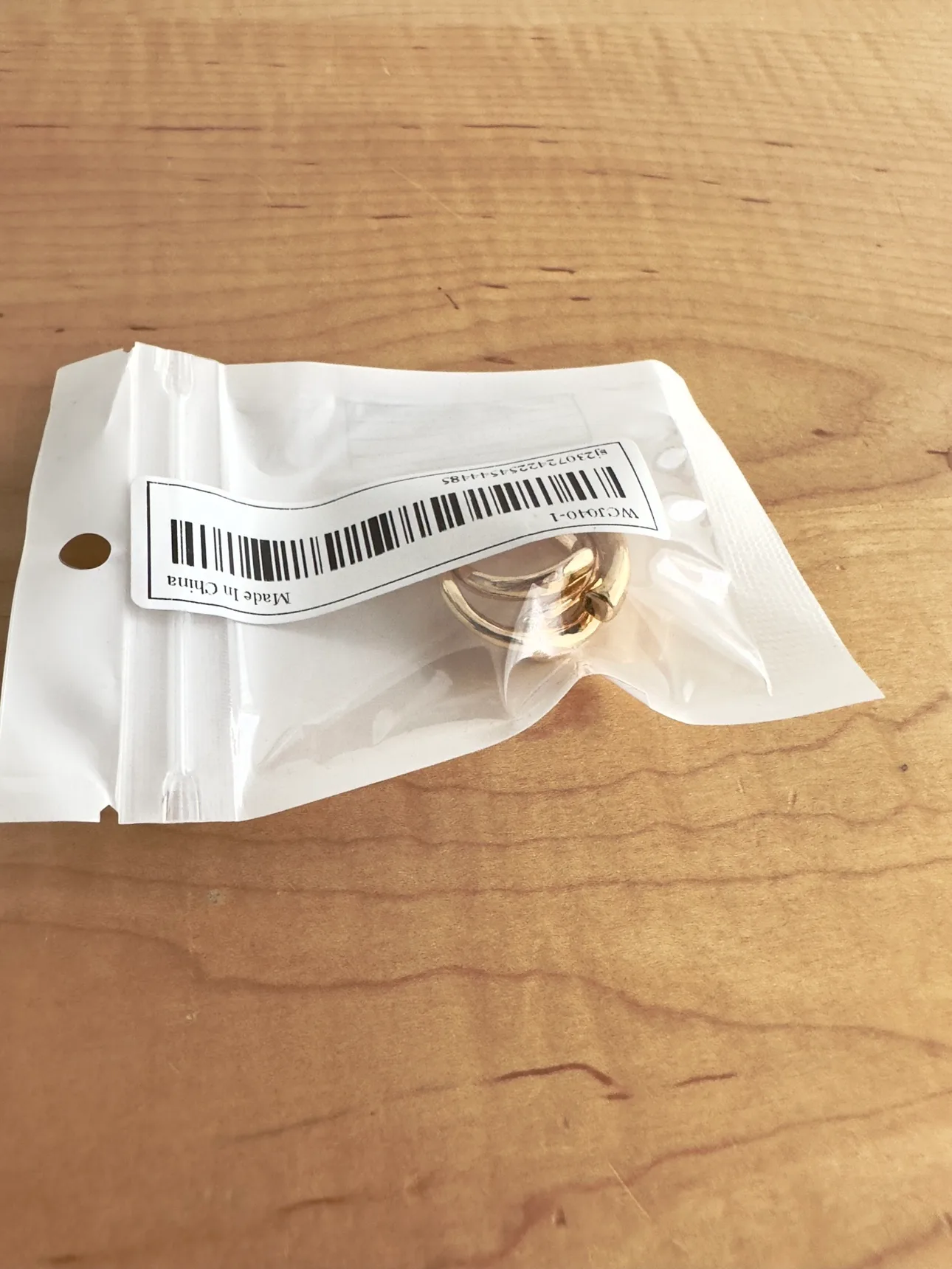 NEW Abstract Gold Color Rings thumbnail