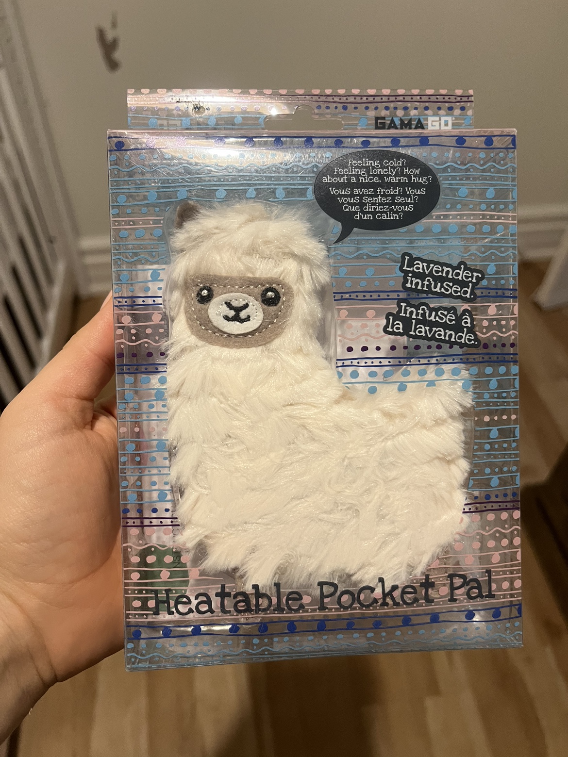 Heatable Pocket Pal Llama Alpaca Fluffy