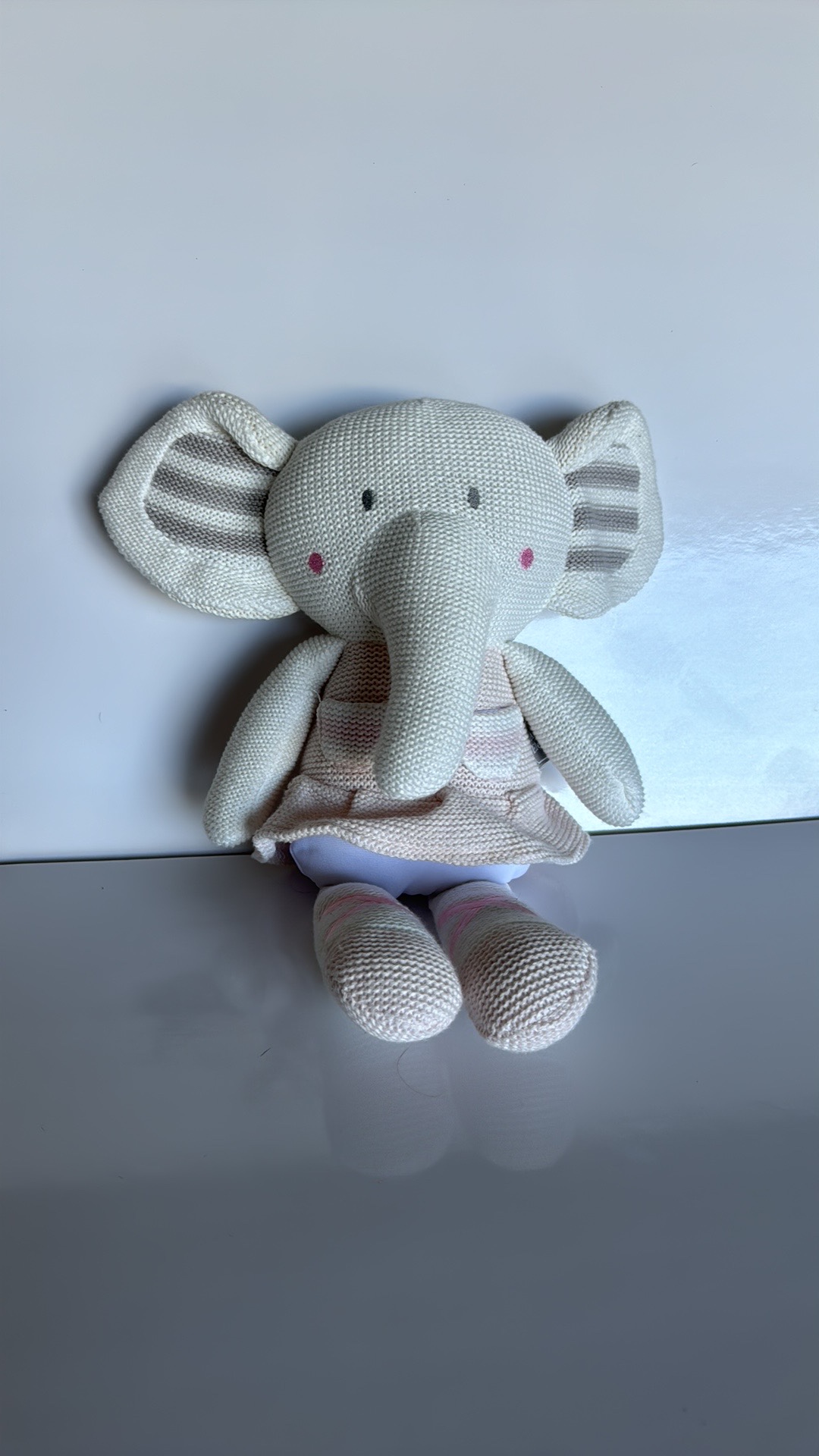 Amelia elephant rattle toy